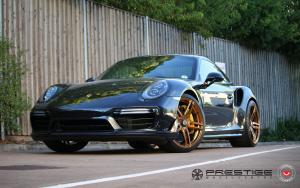 Porsche 911 Turbo S on Vossen Wheels (HC-1) 2017 года
